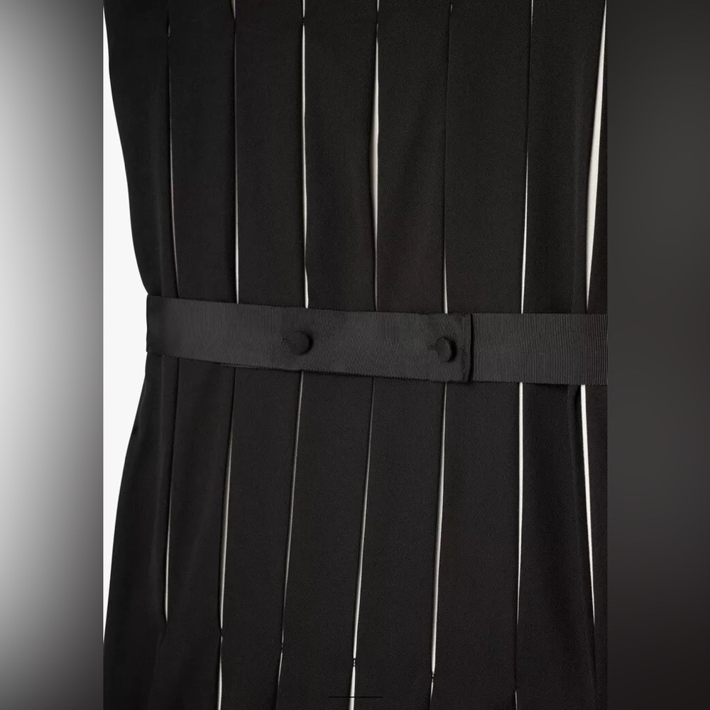 Zara LIMITED EDITION WOOL BLEND BOX PLEAT DRESS. Black. Size XS. New with Tags. - Picture 13 of 17